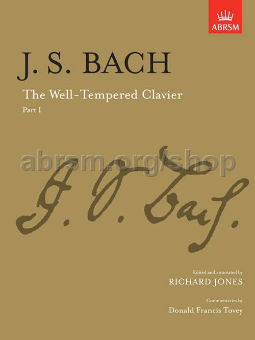 Richard Jones Best Bach Edition Well Tempered Klavier ABRSM